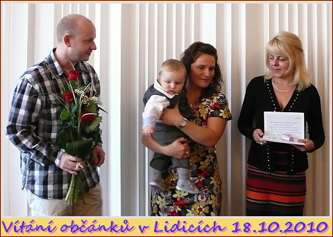 Vítání občánků v Lidicích