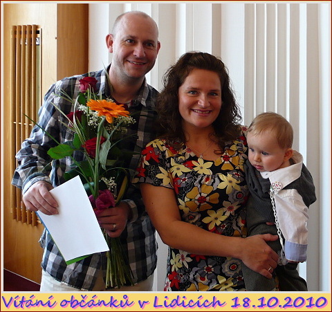 Vítání občánků v Lidicích