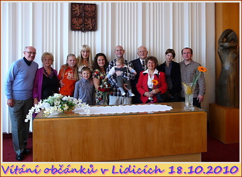 Vítání občánků v Lidicích